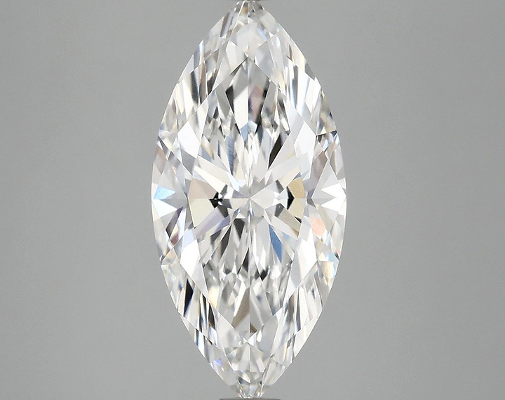 3.03 Carat Marquise Shaped Excellent Cut VVS2 IGI Certified Lab Grown Diamond