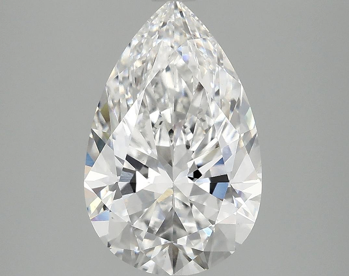 3.06 Carat Pear Shaped Ideal Cut VS1 IGI Certified Lab Grown Diamond