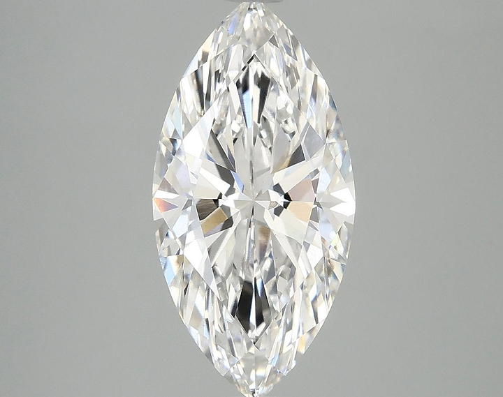3.06 Carat Marquise Shaped Ideal Cut VVS2 IGI Certified Lab Grown Diamond