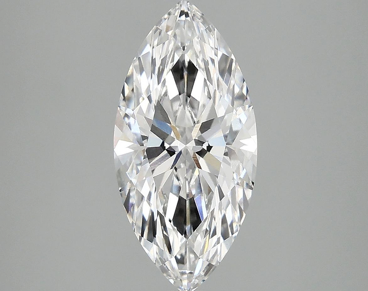 2.19 Carat Marquise Shaped Excellent Cut VVS2 IGI Certified Lab Grown Diamond