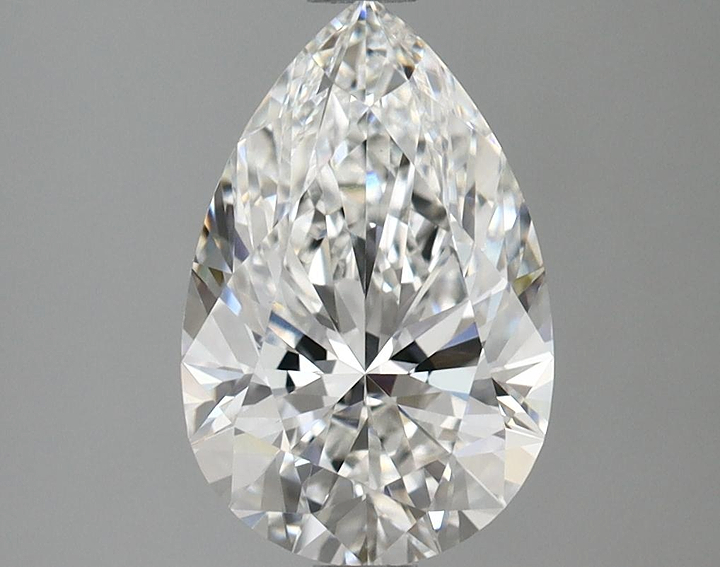 2.07 Carat Pear Shaped Excellent Cut VVS2 IGI Certified Lab Grown Diamond