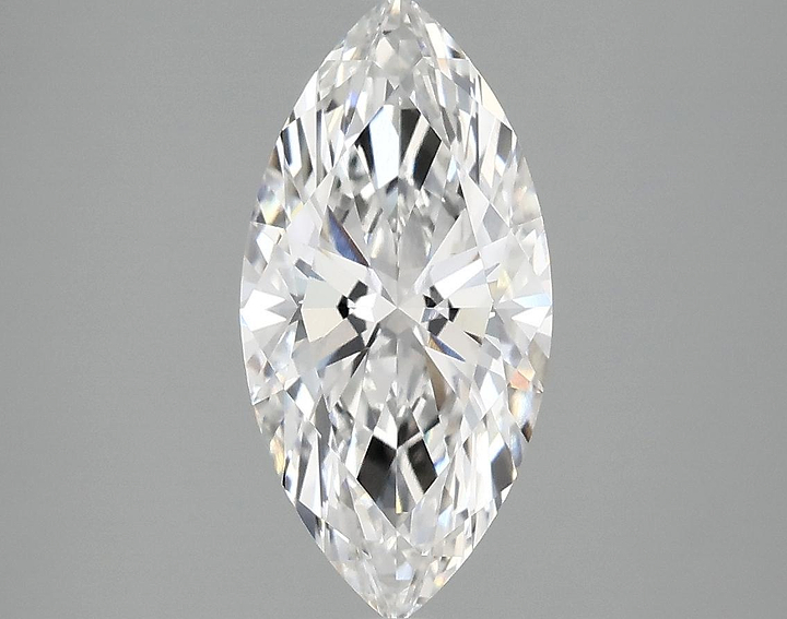 2.1 Carat Marquise Shaped Ideal Cut VS1 IGI Certified Lab Grown Diamond
