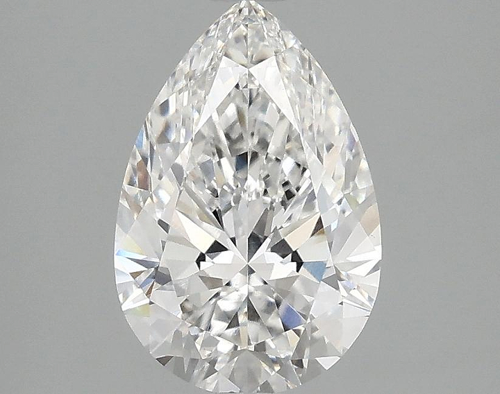 1.56 Carat Pear Shaped Excellent Cut VVS2 IGI Certified Lab Grown Diamond
