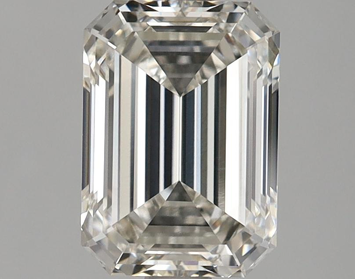 2.02 Carat Emerald Shaped Ideal Cut VVS2 IGI Certified Lab Grown Diamond