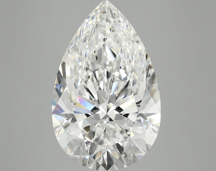 7.19 Carat Pear Shaped Ideal Cut VS1 IGI Certified Lab Grown Diamond