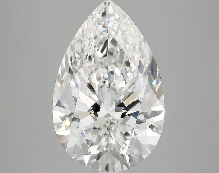 4.92 Carat Pear Shaped Ideal Cut VVS2 IGI Certified Lab Grown Diamond