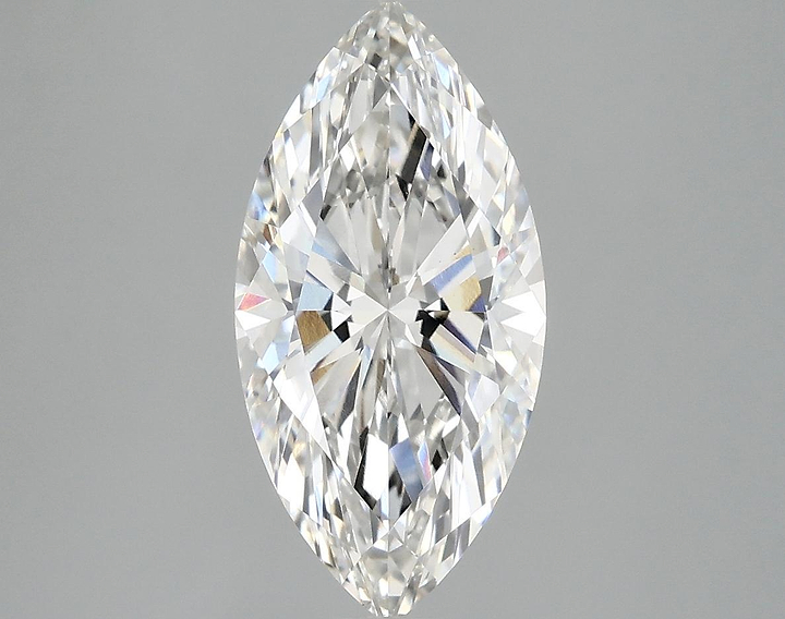 2.52 Carat Marquise Shaped Ideal Cut VS2 IGI Certified Lab Grown Diamond