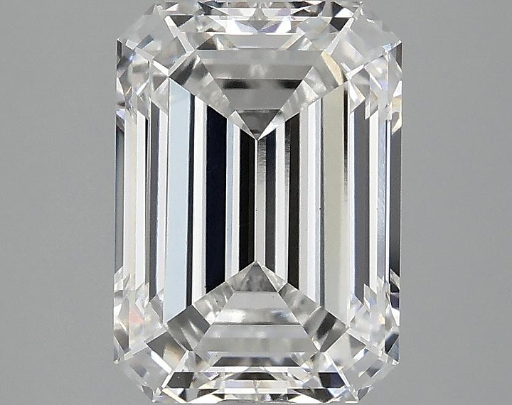 3.08 Carat Emerald Shaped Ideal Cut VS1 IGI Certified Lab Grown Diamond
