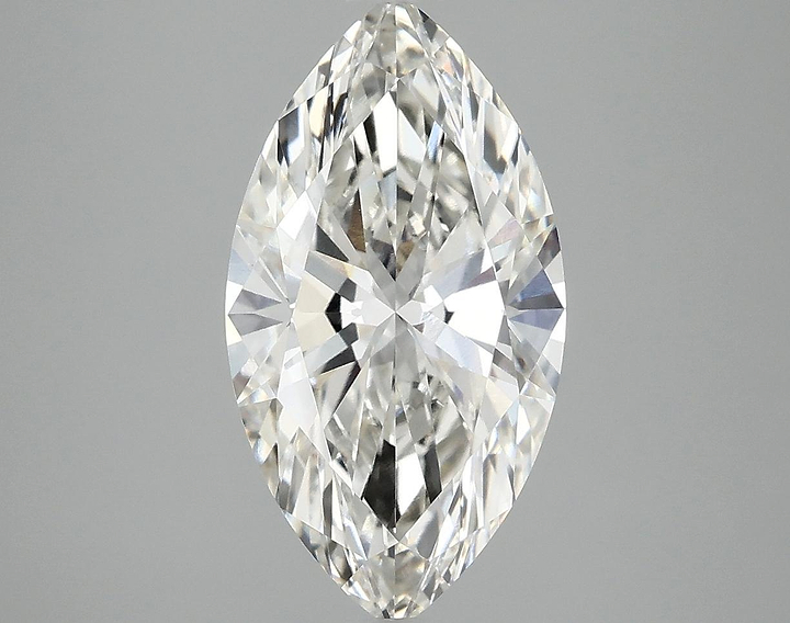 3.03 Carat Marquise Shaped Excellent Cut VVS2 IGI Certified Lab Grown Diamond