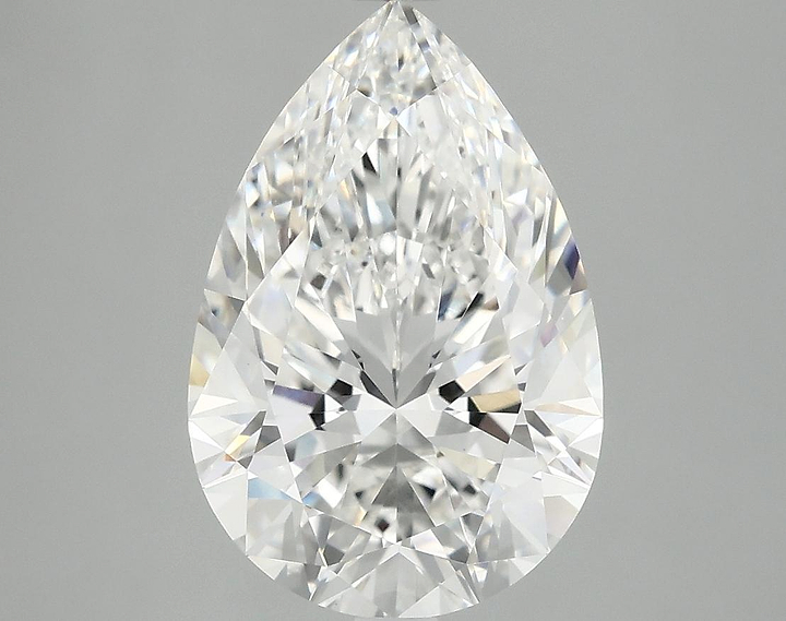 4.01 Carat Pear Shaped Excellent Cut VVS2 IGI Certified Lab Grown Diamond