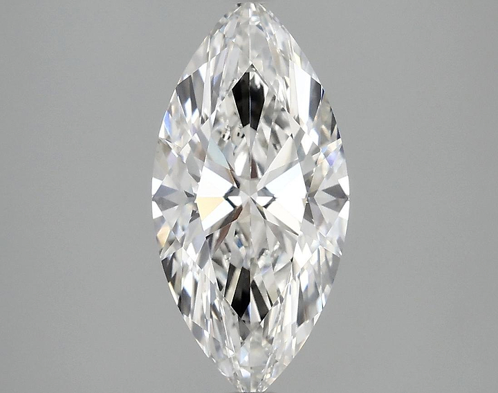 1.98 Carat Marquise Shaped Excellent Cut VVS2 IGI Certified Lab Grown Diamond