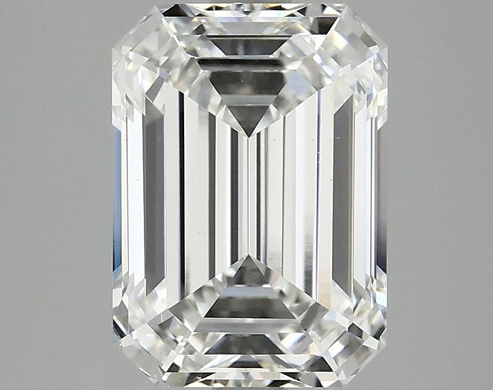 3.06 Carat Emerald Shaped Excellent Cut VS1 IGI Certified Lab Grown Diamond