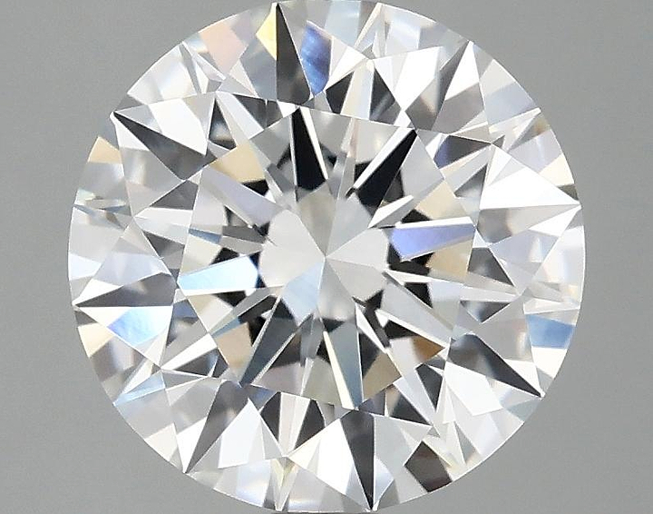 3.09 Carat Round Shaped Ideal Cut VVS2 IGI Certified Lab Grown Diamond