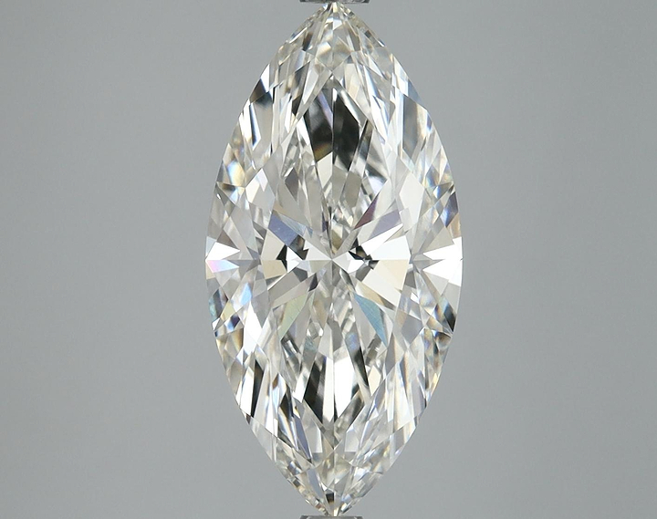 3.09 Carat Marquise Shaped Ideal Cut VVS2 IGI Certified Lab Grown Diamond