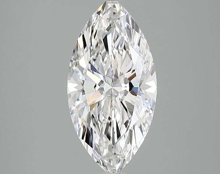 2.01 Carat Marquise Shaped Ideal Cut VVS2 IGI Certified Lab Grown Diamond