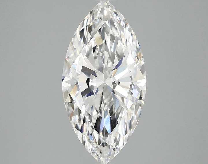 2.56 Carat Marquise Shaped Ideal Cut VVS2 IGI Certified Lab Grown Diamond