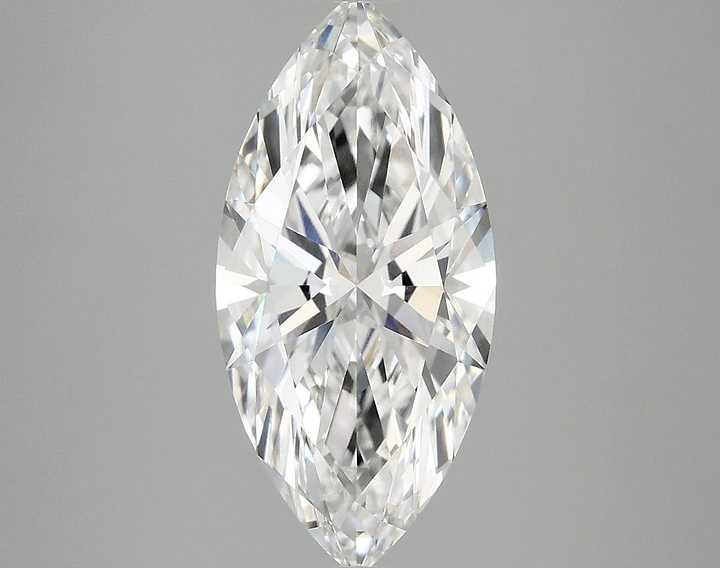 3.0 Carat Marquise Shaped Excellent Cut VVS2 IGI Certified Lab Grown Diamond