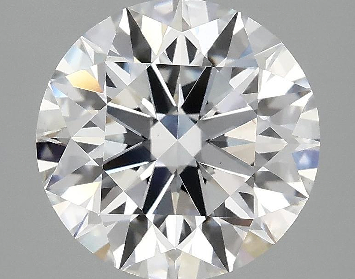 3.09 Carat Round Shaped Excellent Cut VS1 IGI Certified Lab Grown Diamond