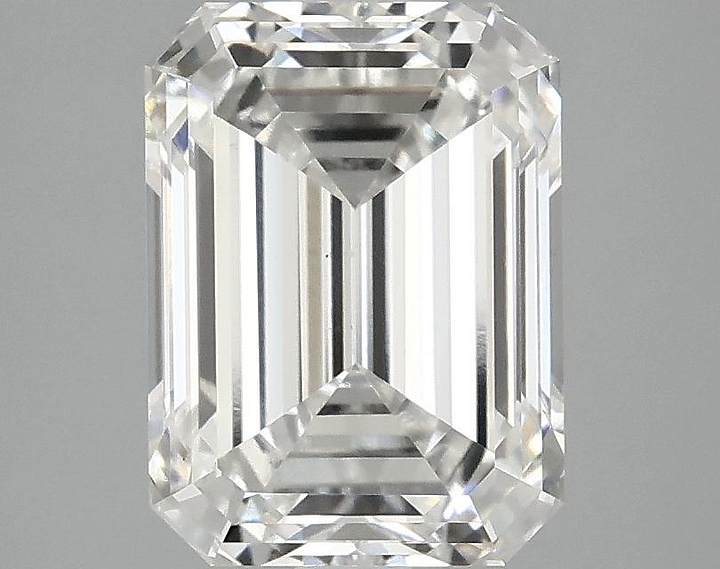 3.04 Carat Emerald Shaped Excellent Cut VS1 IGI Certified Lab Grown Diamond