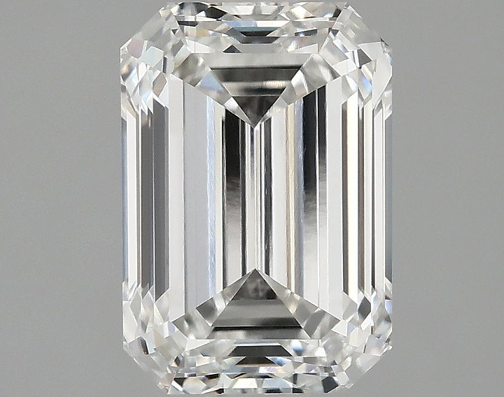 2.0 Carat Emerald Shaped Ideal Cut VVS2 IGI Certified Lab Grown Diamond