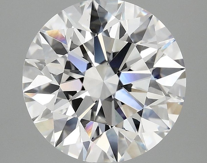 3.84 Carat Round Shaped Excellent Cut VVS2 IGI Certified Lab Grown Diamond