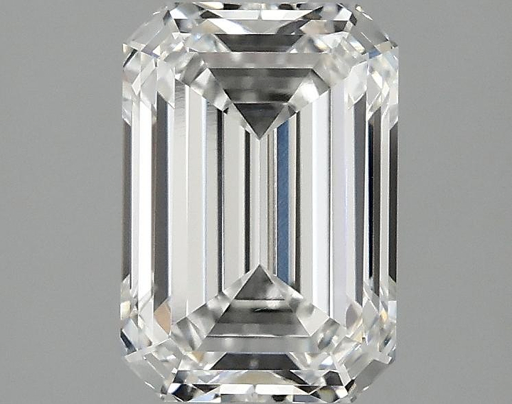2.1 Carat Emerald Shaped Ideal Cut VVS2 IGI Certified Lab Grown Diamond
