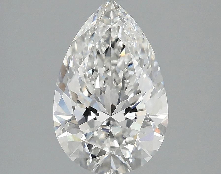2.0 Carat Pear Shaped Excellent Cut VVS2 IGI Certified Lab Grown Diamond
