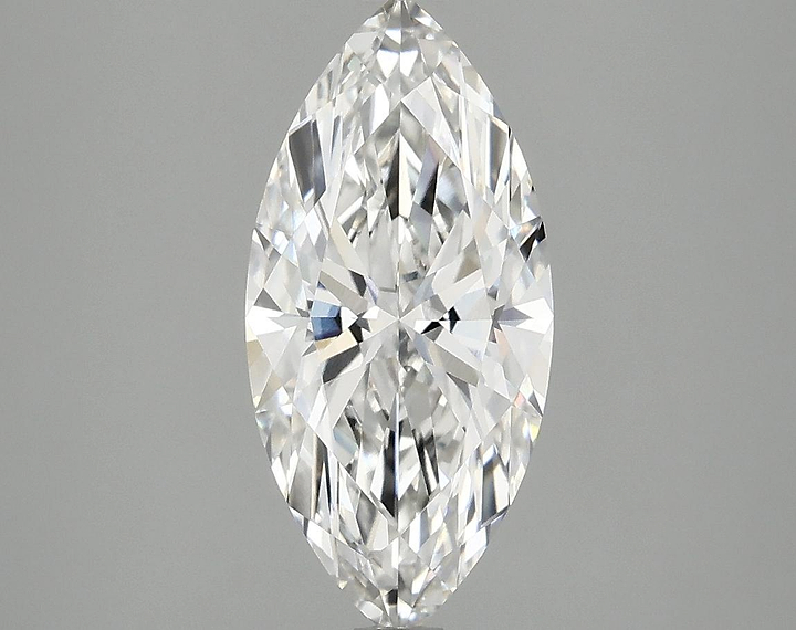 2.1 Carat Marquise Shaped Excellent Cut VVS2 IGI Certified Lab Grown Diamond