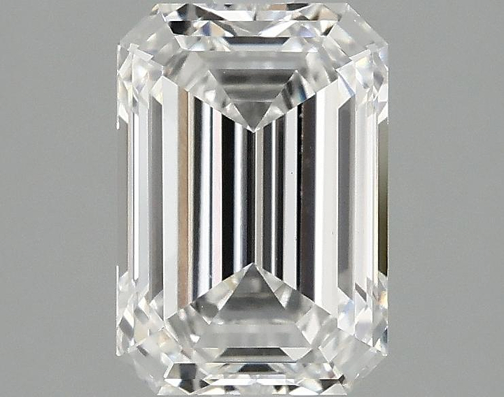 1.94 Carat Emerald Shaped Ideal Cut VVS2 IGI Certified Lab Grown Diamond