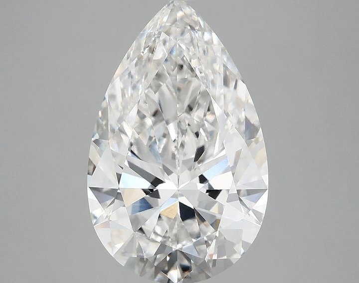 3.96 Carat Pear Shaped Ideal Cut VS1 IGI Certified Lab Grown Diamond