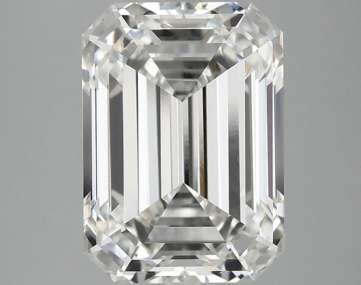3.48 Carat Emerald Shaped Ideal Cut VVS2 IGI Certified Lab Grown Diamond