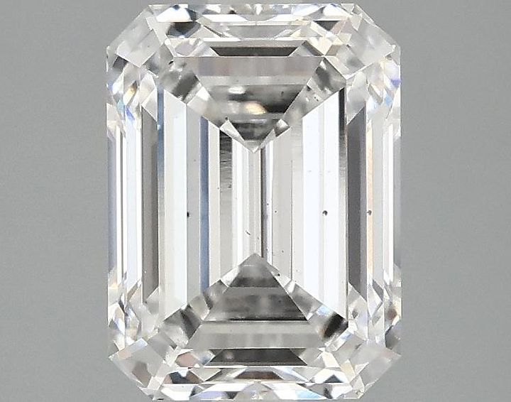 2.42 Carat Emerald Shaped Excellent Cut VS2 IGI Certified Lab Grown Diamond