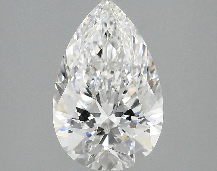 2.08 Carat Pear Shaped Ideal Cut VVS2 IGI Certified Lab Grown Diamond