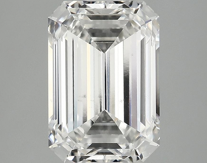 3.07 Carat Emerald Shaped Ideal Cut VS2 IGI Certified Lab Grown Diamond