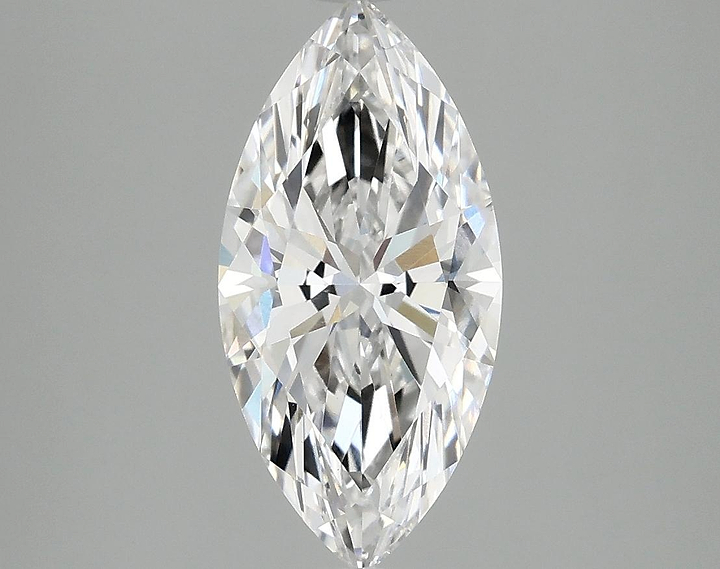 2.06 Carat Marquise Shaped Ideal Cut VVS2 IGI Certified Lab Grown Diamond