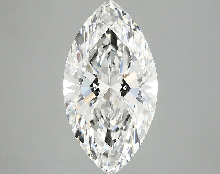 3.98 Carat Marquise Shaped Excellent Cut VVS2 IGI Certified Lab Grown Diamond