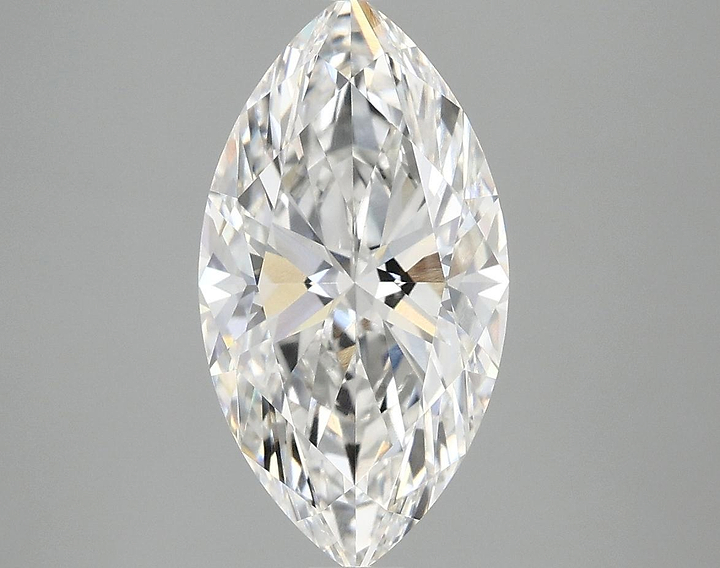 3.02 Carat Marquise Shaped Excellent Cut VVS2 IGI Certified Lab Grown Diamond