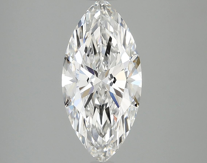 2.06 Carat Marquise Shaped Excellent Cut VVS2 IGI Certified Lab Grown Diamond