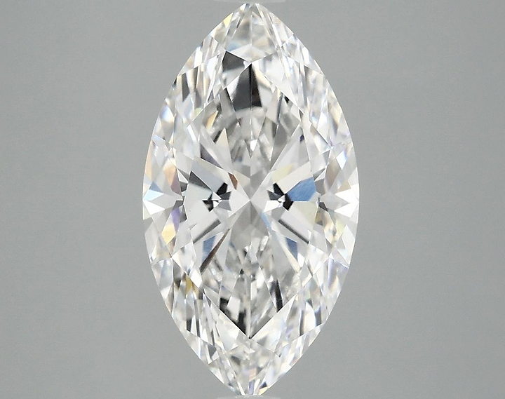 2.97 Carat Marquise Shaped Excellent Cut VVS2 IGI Certified Lab Grown Diamond