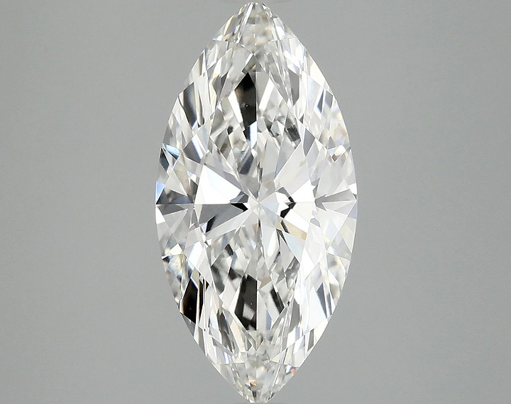 3.09 Carat Marquise Shaped Ideal Cut VVS2 IGI Certified Lab Grown Diamond