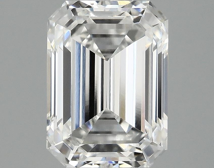 2.52 Carat Emerald Shaped Excellent Cut VVS2 IGI Certified Lab Grown Diamond