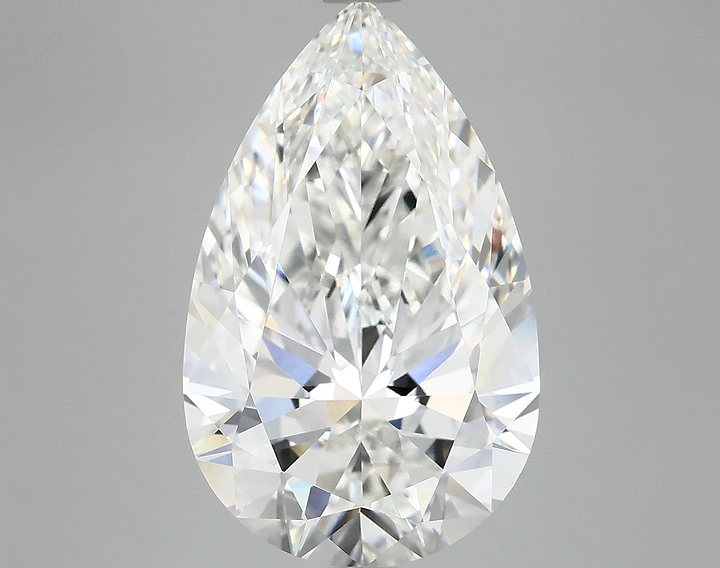6.51 Carat Pear Shaped Ideal Cut VVS2 IGI Certified Lab Grown Diamond
