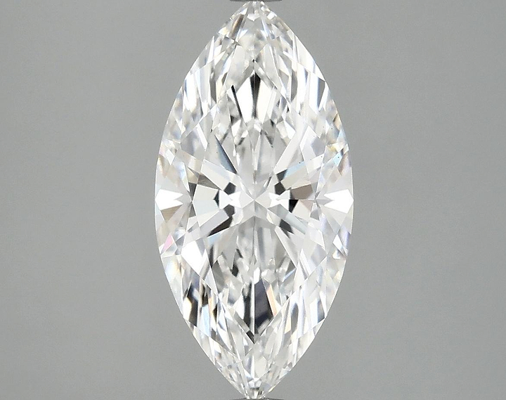 2.35 Carat Marquise Shaped Excellent Cut VS2 IGI Certified Lab Grown Diamond