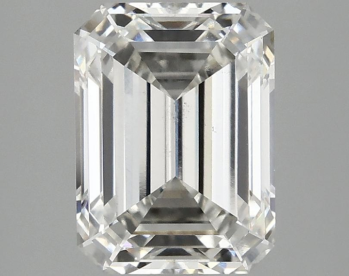 3.04 Carat Emerald Shaped Excellent Cut SI1 IGI Certified Lab Grown Diamond