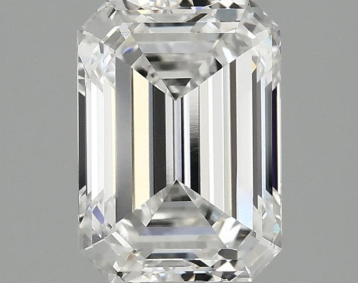 2.06 Carat Emerald Shaped Ideal Cut VVS2 IGI Certified Lab Grown Diamond