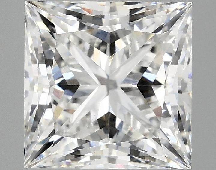 4.17 Carat Princess Shaped Ideal Cut VS1 IGI Certified Lab Grown Diamond