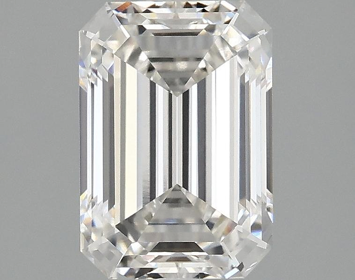 2.1 Carat Emerald Shaped Ideal Cut VVS2 IGI Certified Lab Grown Diamond