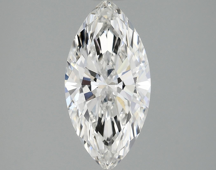 1.5 Carat Marquise Shaped Ideal Cut VVS2 IGI Certified Lab Grown Diamond