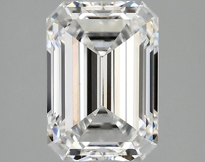 2.1 Carat Emerald Shaped Ideal Cut VS1 IGI Certified Lab Grown Diamond