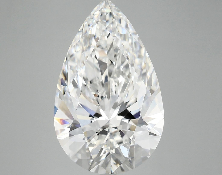 7.2 Carat Pear Shaped Ideal Cut VVS2 IGI Certified Lab Grown Diamond